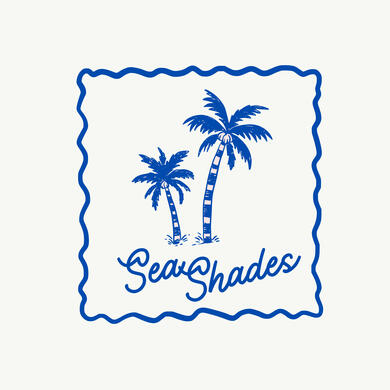 Seashades Logo Navy blue image against white background for the logo